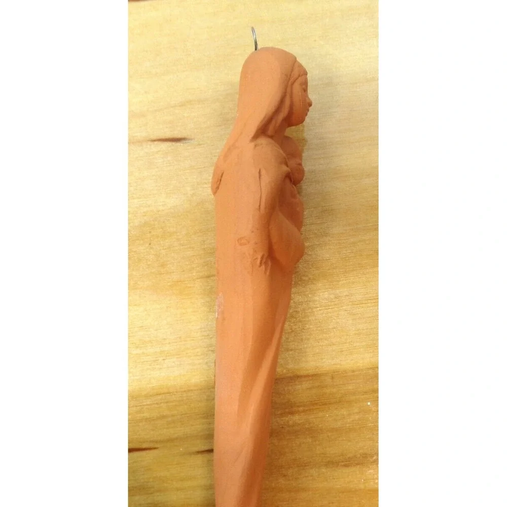 Pencil Terra Cotta Christmas Ornament 8